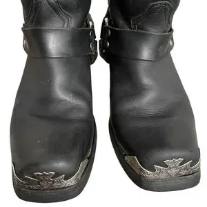 dingo | Shoes | Dingo Chopper Mens Black Leather Biker Boots 
